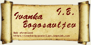 Ivanka Bogosavljev vizit kartica